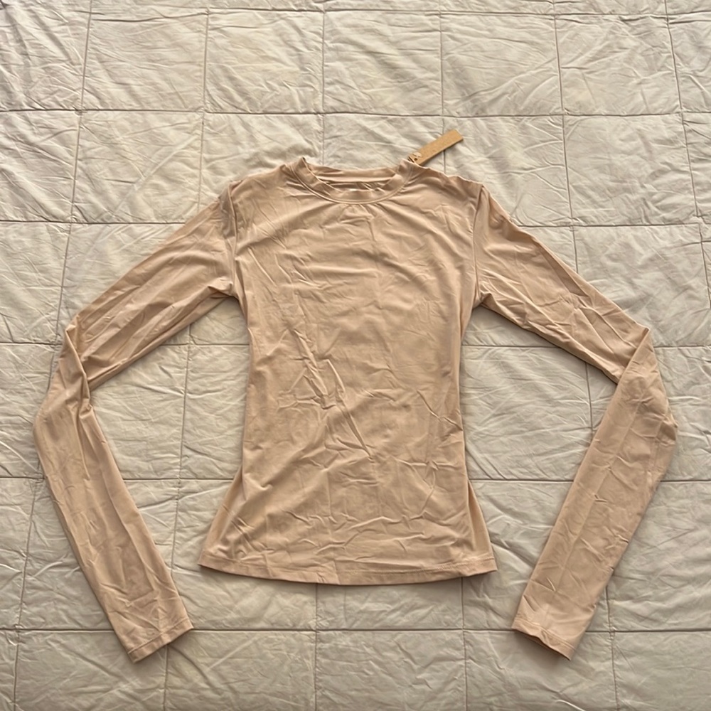 SKIMS FITS EVERYBODY LONG SLEEVE T-SHIRT